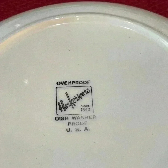 Vintage Persian key by Harker five piece plate setting Ironstone USA made - Picture 2 of 6